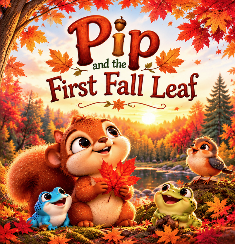 Pip and the First Fall Leaf